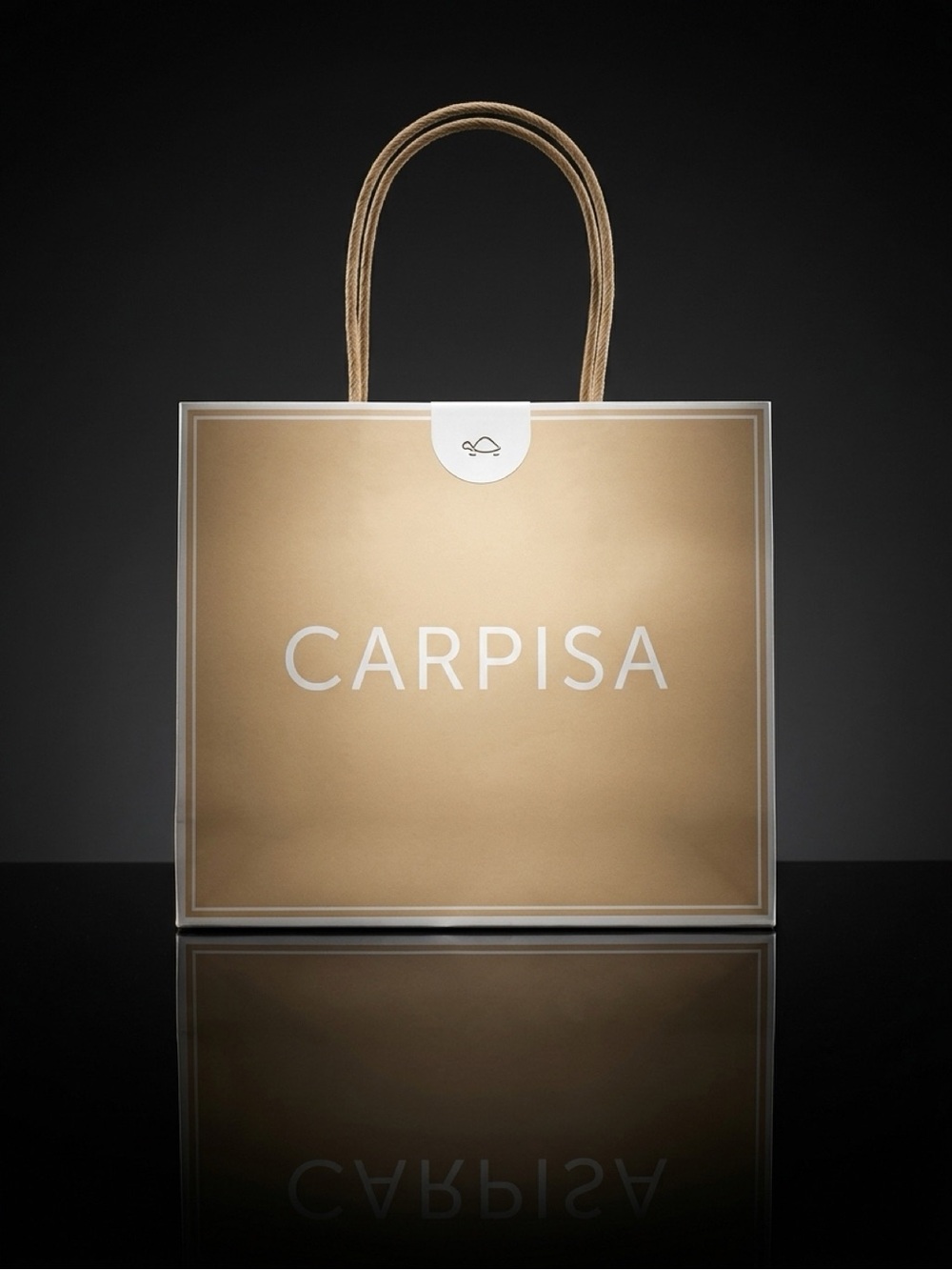 Carpisa Women's Tan Tote Bag with Rope Handles